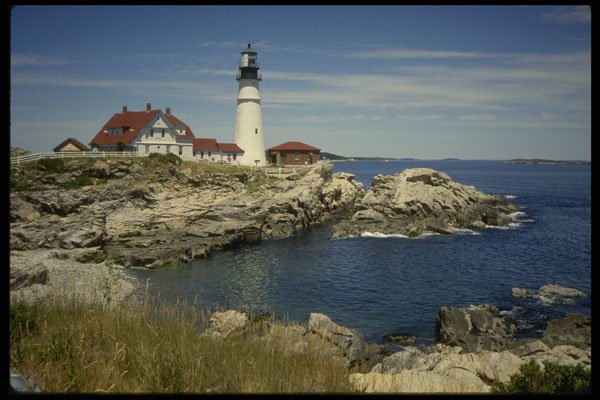 387076 Portland Head, Portland, Maine A4 Photo Print
