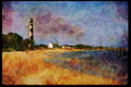 387079 A Diamond Design, Cape Lookout, North Carolina A4 Limited Edition Watercolour Print
