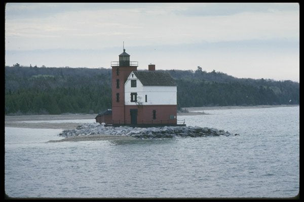387083 Round Island, Mackinac Strait, Michigan A4 Photo Print