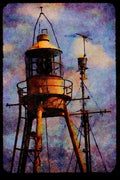 387086 High Up In The Rigging, Columbia Lightship, Astoria, Oregon A4 Limited Edition Watercolour Print