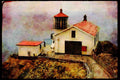 387091 Bolted To The Rock, Point Reyes, California A4 Limited Edition Watercolour Print
