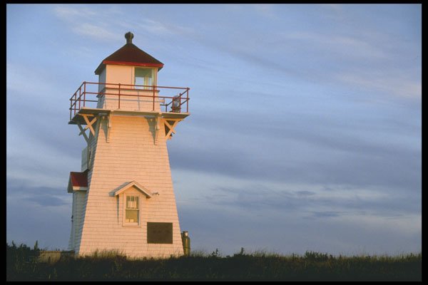 387097 Square Tower, Sunset, Prince Edward Island A4 Photo Print