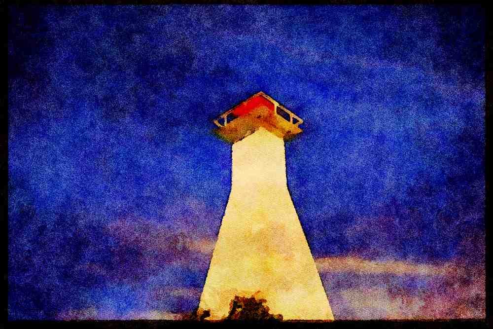 387098 Red, White And Blue, Prince Edward Island A4 Limited Edition Watercolour Print