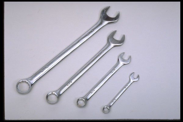 389037 Four Spanners A4 Photo Print