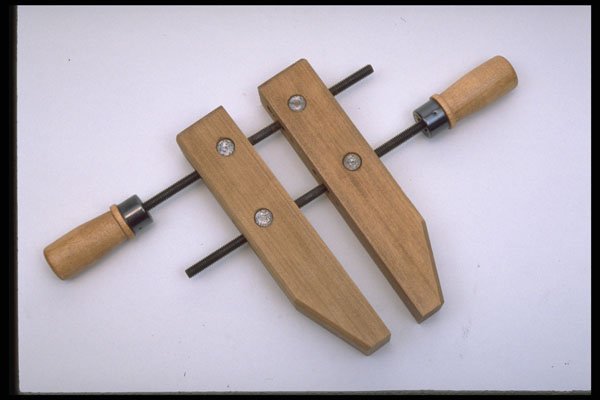 389045 Single Wooden Handscrew A4 Photo Print