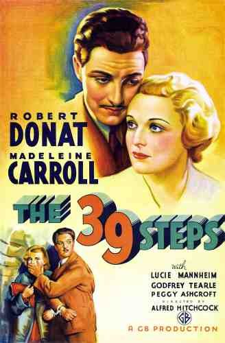  39 Steps The 01 film star poster A4 Photo Print