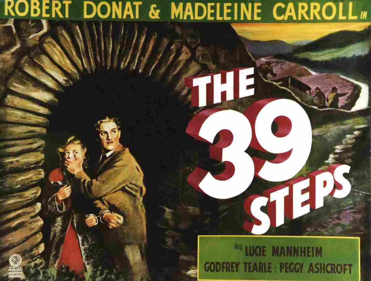 39 Steps The 02 film star poster A4 Photo Print