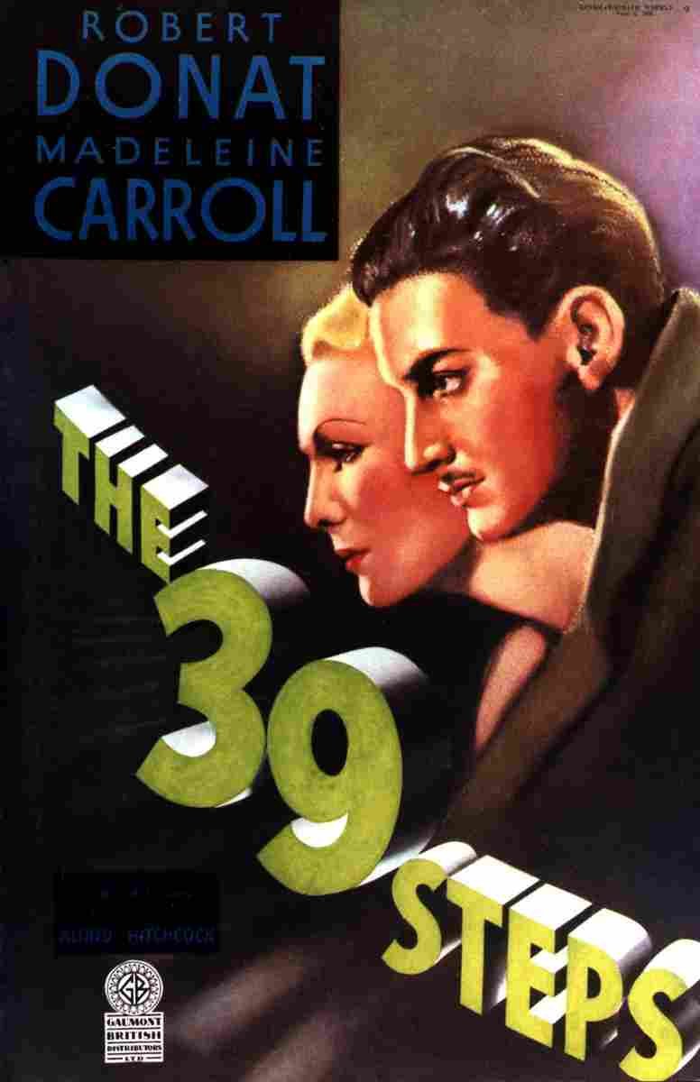 39 Steps The 03 film star poster A4 Photo Print