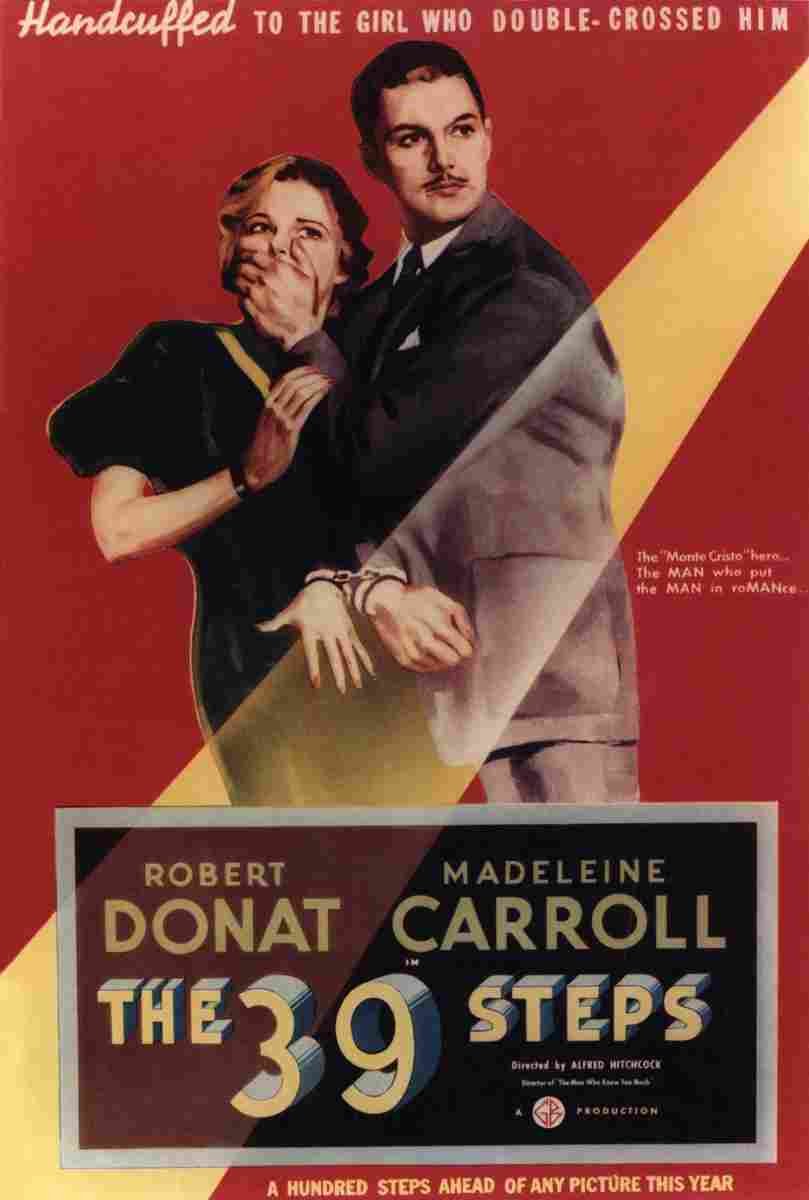 39 Steps The 04 film star poster A4 Photo Print