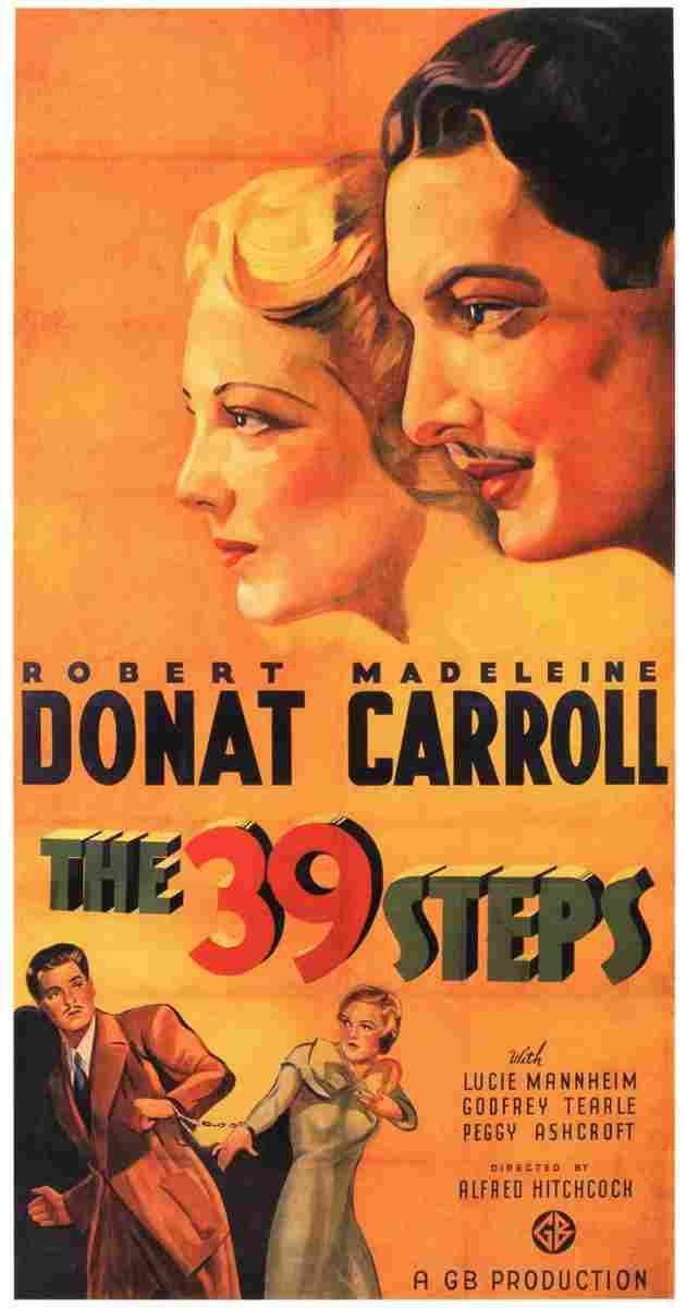 39 Steps The 05 film star poster A4 Photo Print