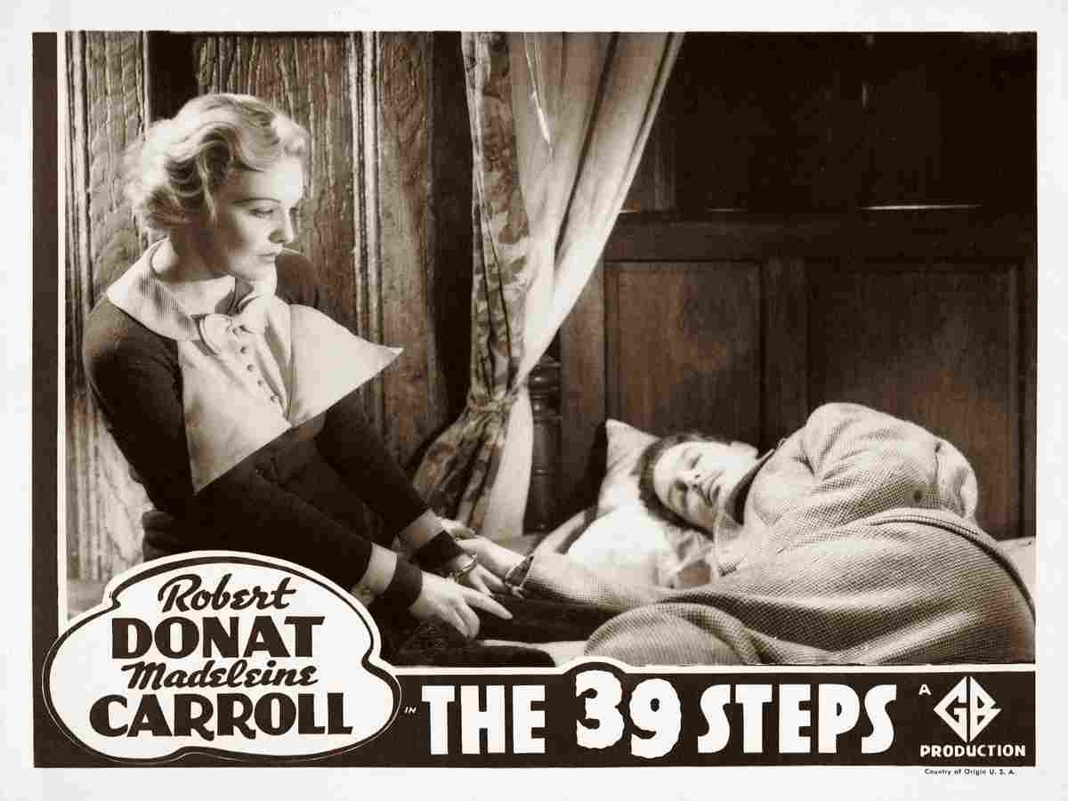 39 Steps The 11 film star poster A4 Photo Print