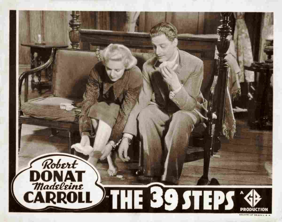 39 Steps The 12 film star poster A4 Photo Print