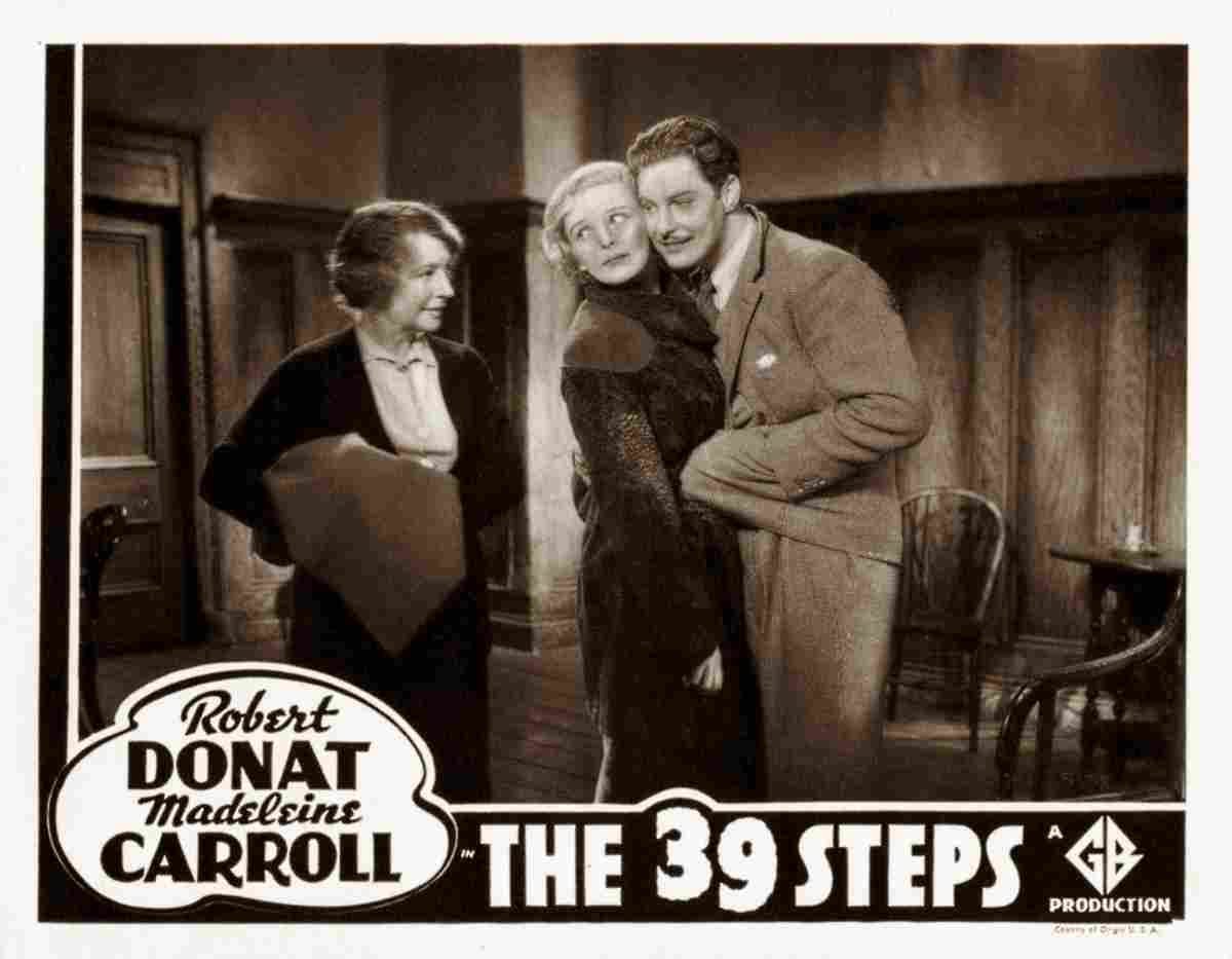 39 Steps The 14 film star poster A4 Photo Print
