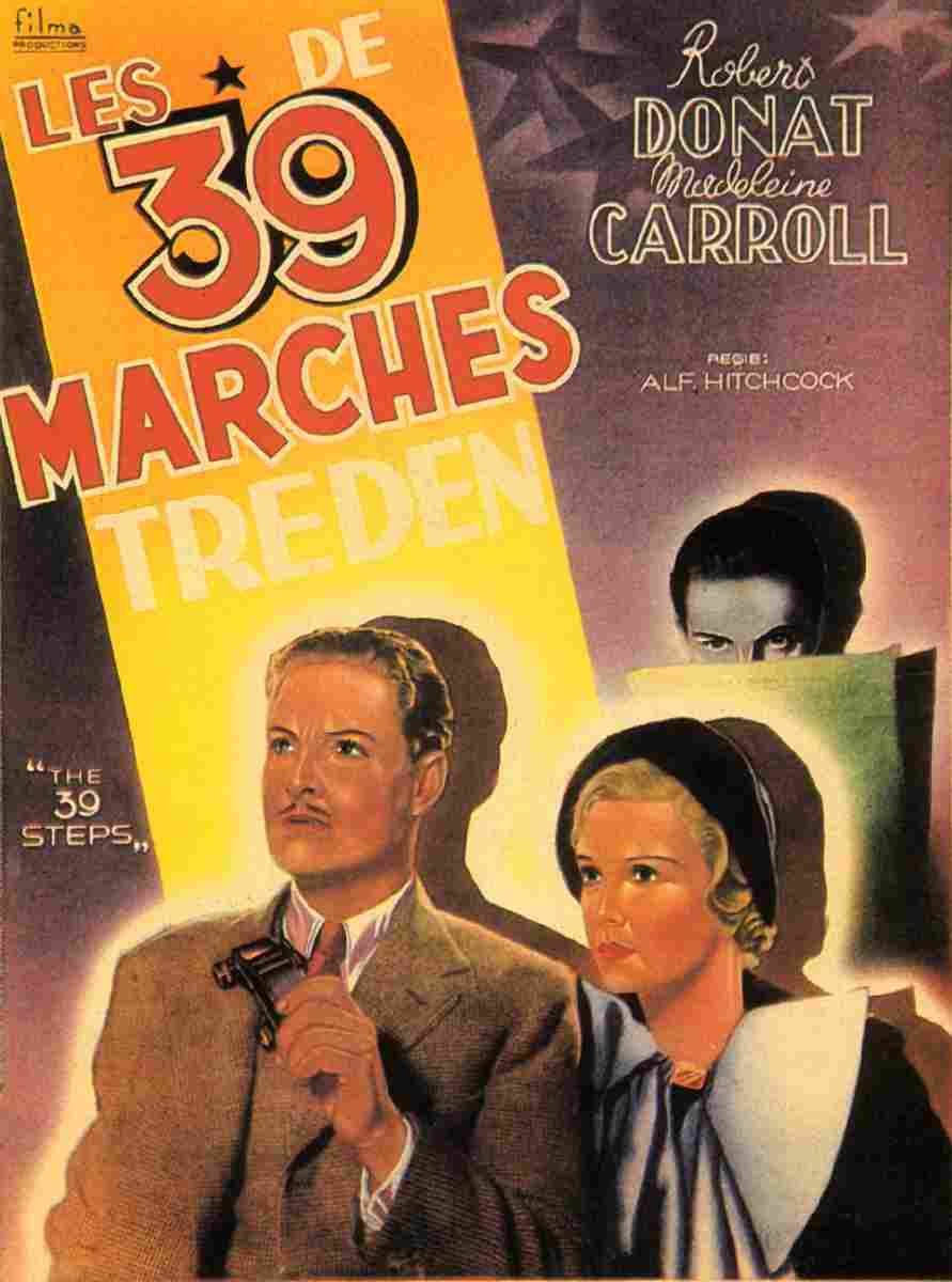 39 Steps The 17 film star poster A4 Photo Print
