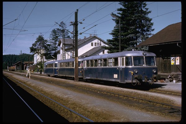391049 Switzerland, OBB Motor Train Set, 1973 A4 Photo Print