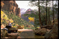 392007 Tranquil Corner A4 Photo Print