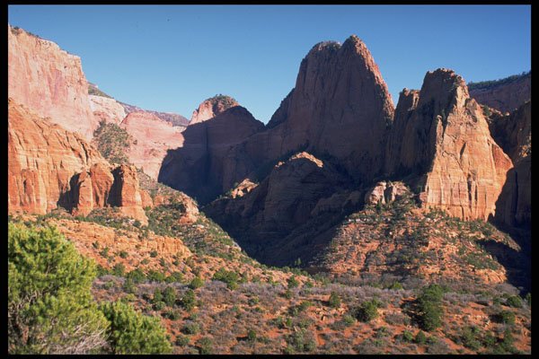 392065 Finger Canyons Of Kolob A4 Photo Print