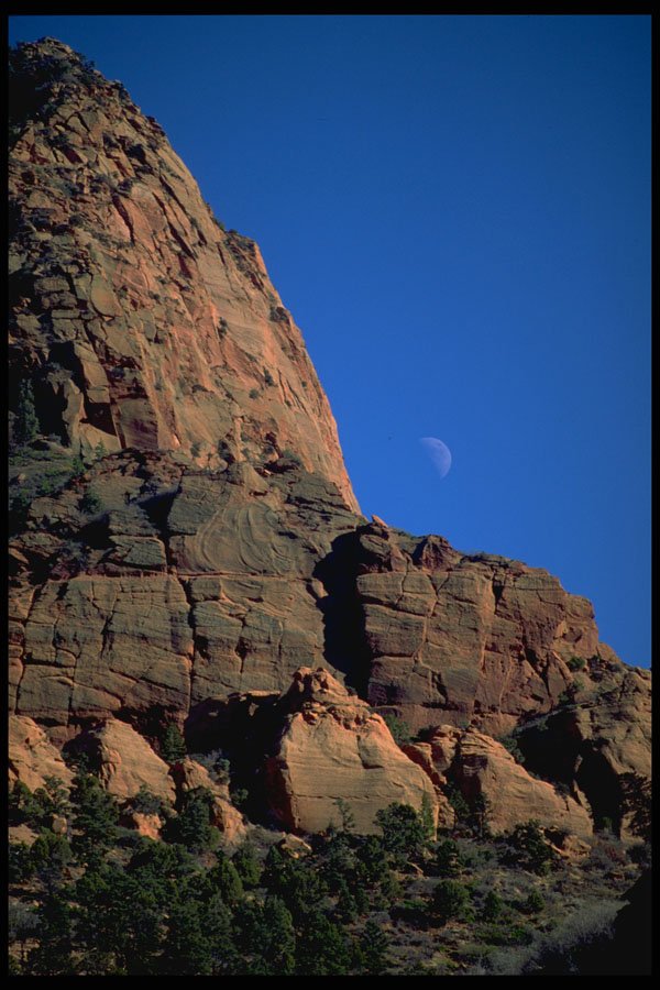 392097 Moonrise A4 Photo Print