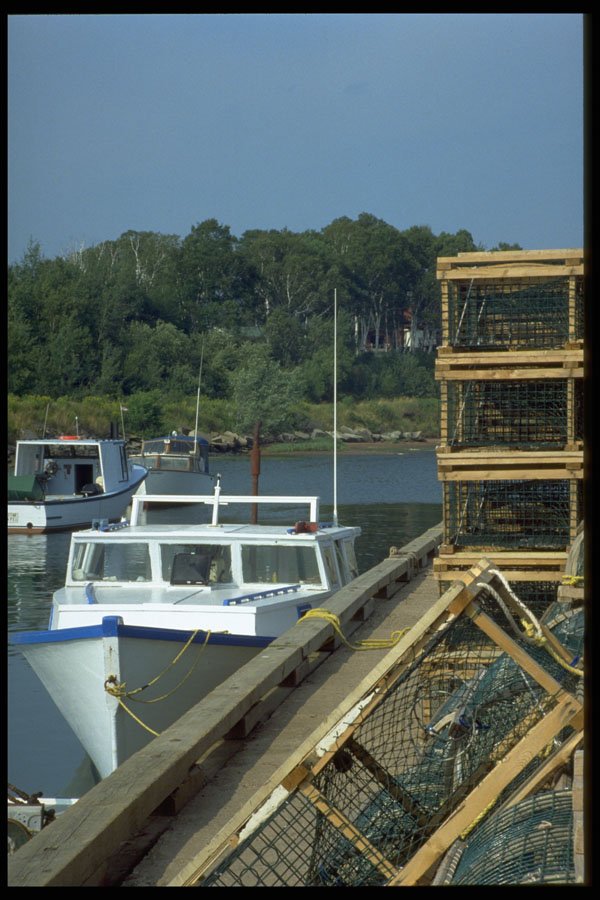 393000 Rustico Bay Wharf A4 Photo Print