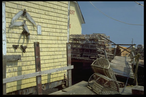 393005 North Rustico Harbor A4 Photo Print