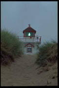 393024 Covehead Light Station A4 Photo Print