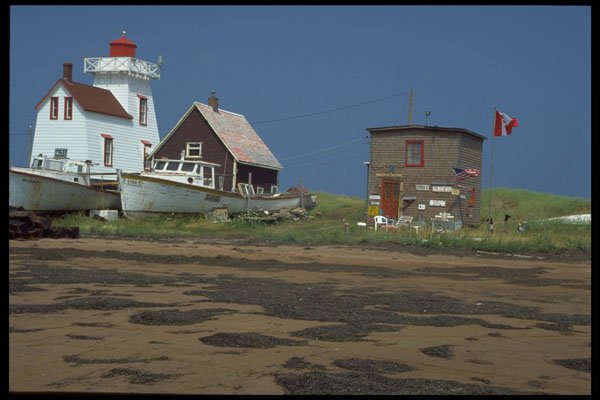393093 North Rustico Harbor A4 Photo Print