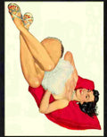 394 calendar girl Advert A4 Photo Print