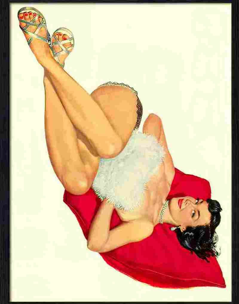 394 calendar girl Advert A4 Photo Print