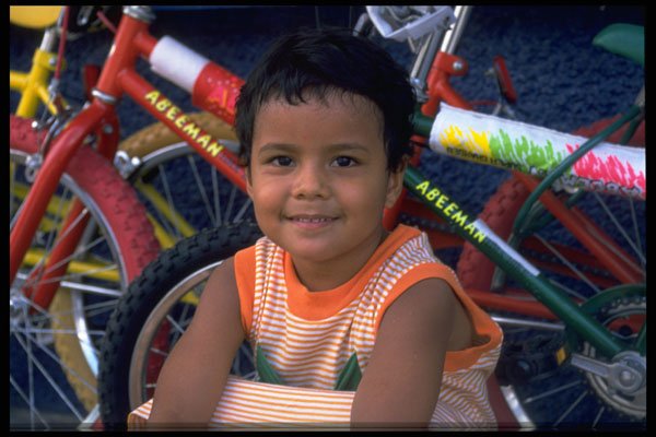 395018 Beautiful Tico Child A4 Photo Print