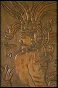 395028 Historical Hand carved Indian Art A4 Photo Print