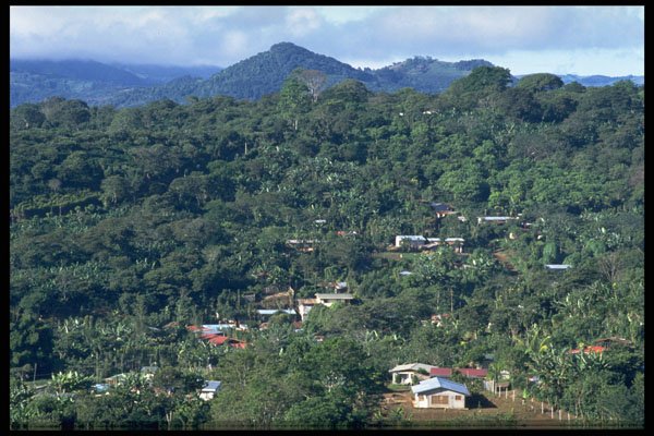 395031 Lovely Village In Valley A4 Photo Print