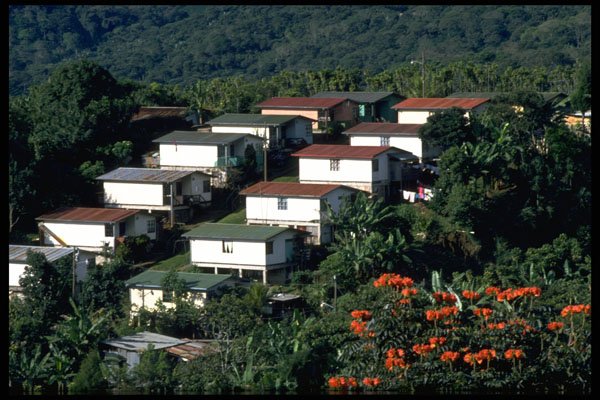 395032 Attractive Plantation Homes A4 Photo Print