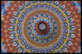 395047 Intricate Hand painted Wheel A4 Photo Print