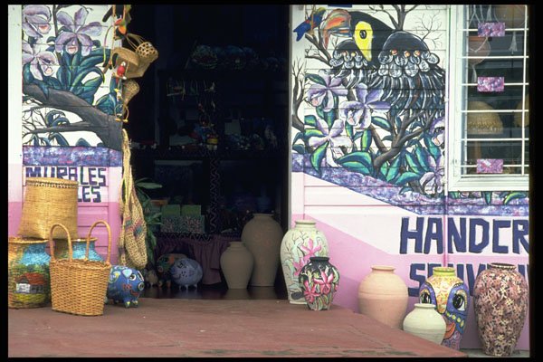 395071 Handicraft Shop A4 Photo Print