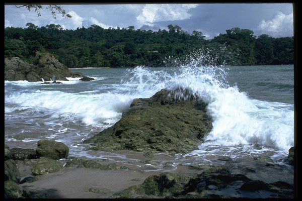 395087 Sea Meets Land A4 Photo Print