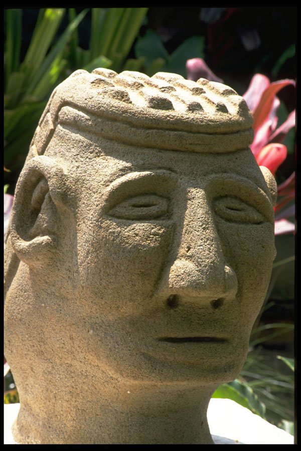 395090 Intriguing Head Of Stone A4 Photo Print