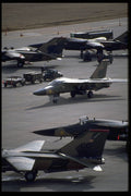 396016 Tactical Fighter Squadron On The Flight Line A4 Photo Print
