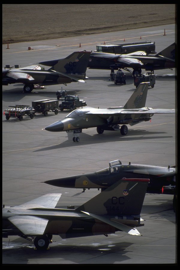 396016 Tactical Fighter Squadron On The Flight Line A4 Photo Print