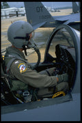 396024 F 15E Strike Eagle And Pilot A4 Photo Print
