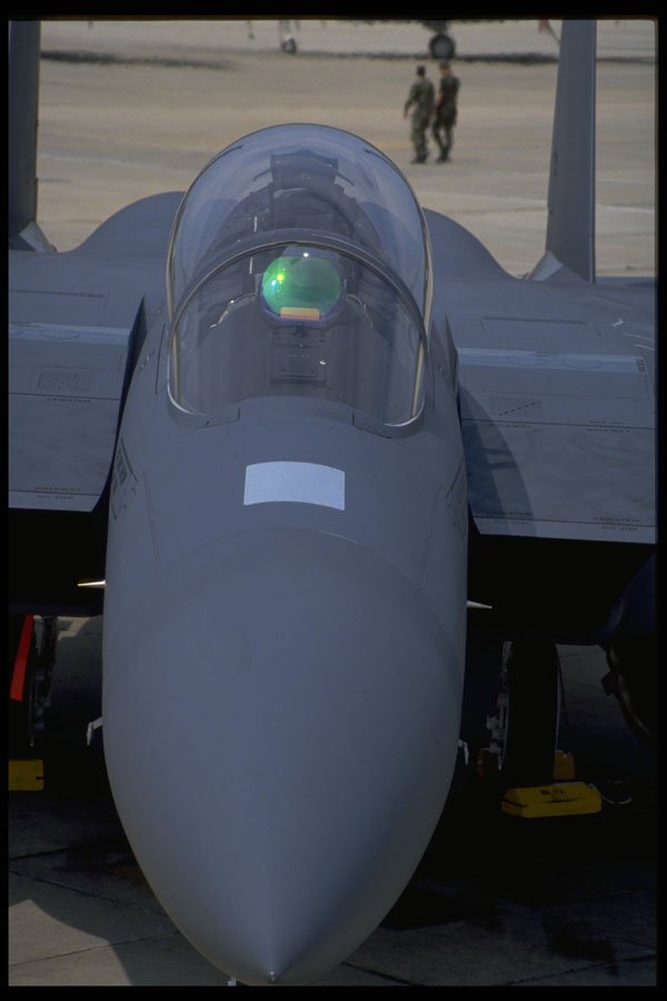396025 F 15E Strike Eagle And Canopy A4 Photo Print