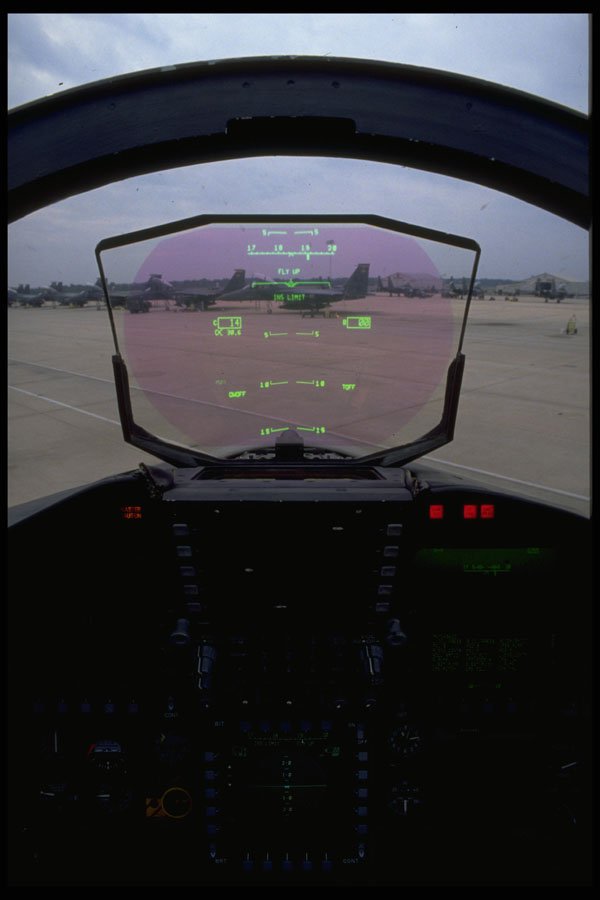 396027 F 15E Strike Eagle, Head up Display A4 Photo Print