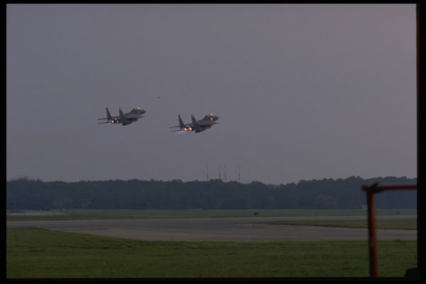 396047 Taking Off With Afterburners A4 Photo Print
