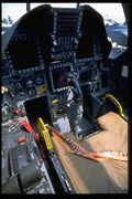 396054 Pilots Cockpit Showing Heads up Display A4 Photo Print