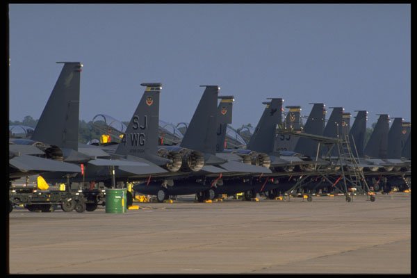 396067 On The Ramp, Pre flight And Weapons Loading A4 Photo Print