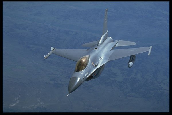 396082 F 16 Falcon A4 Photo Print
