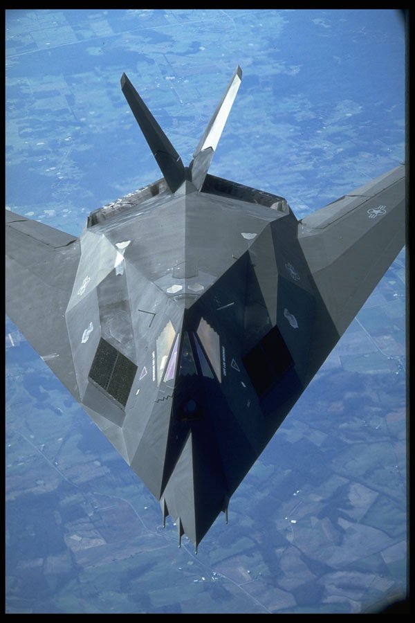 396093 F 117A Stealth Fighters A4 Photo Print