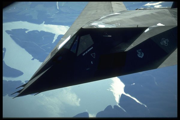 396096 F 117A Stealth Fighter A4 Photo Print