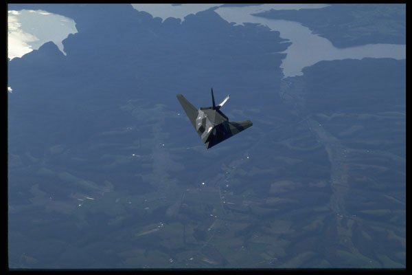 396097 F 117A Stealth Fighter A4 Photo Print