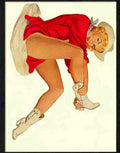 397 calendar girl Advert A4 Photo Print
