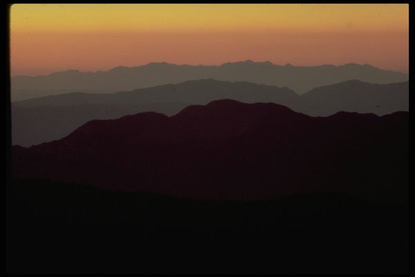 397022 Sierra Sunrise From The White Mountains A4 Photo Print